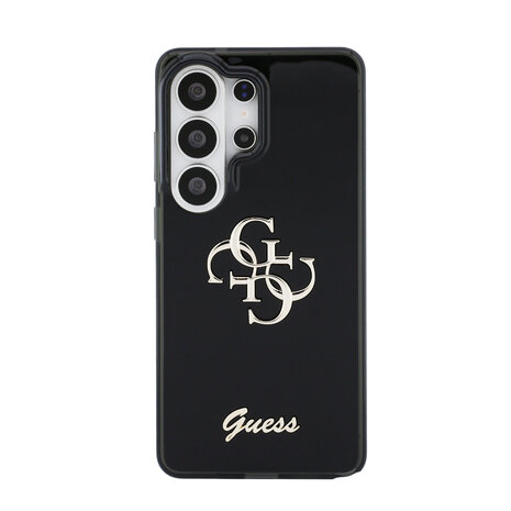 Guess Guess Galaxy S26 Ultra Back cover coque - MagSafe - 4G Script Metal Logo - Black Edge - Noir Guess Guess Galaxy S26 Ultra Back cover coque - MagSafe - 4G Script Metal Logo - Black Edge - Noir
