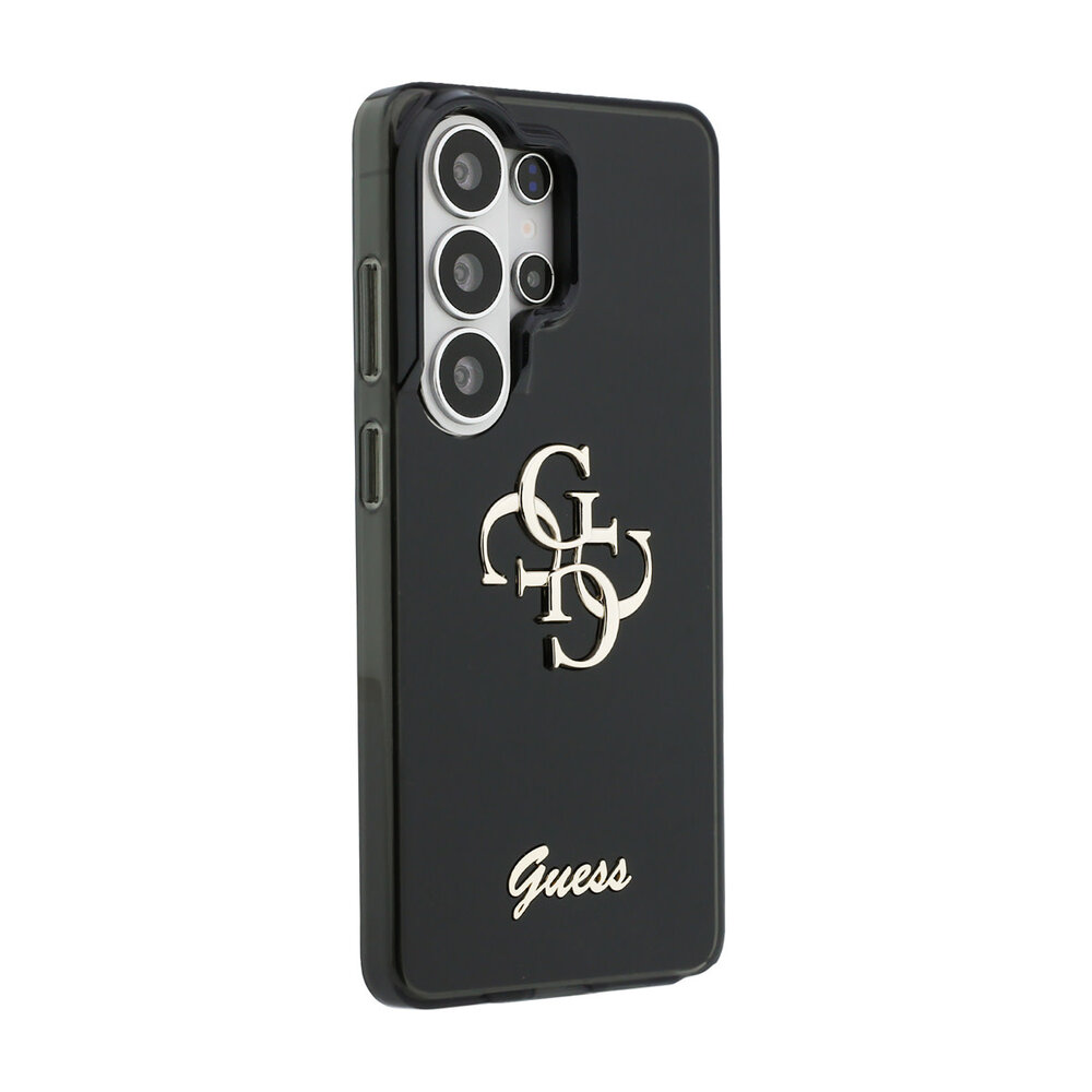 Guess Guess Galaxy S26 Ultra Back cover case - MagSafe - 4G Script Metal Logo - Black Edge - Black Guess Guess Galaxy S26 Ultra Back cover case - MagSafe - 4G Script Metal Logo - Black Edge - Black