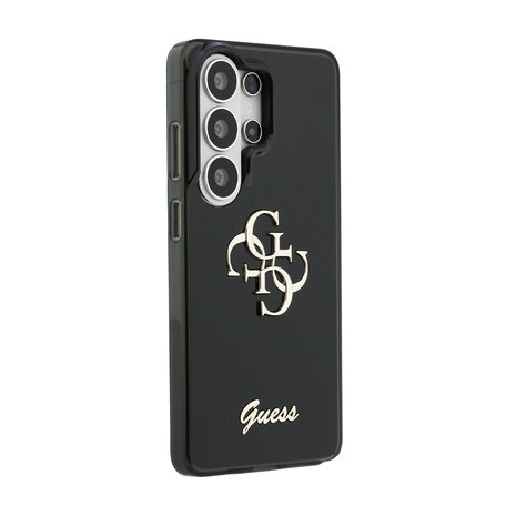 Guess Guess Galaxy S26 Ultra Back cover case - MagSafe - 4G Script Metal Logo - Black Edge - Black Guess Guess Galaxy S26 Ultra Back cover case - MagSafe - 4G Script Metal Logo - Black Edge - Black