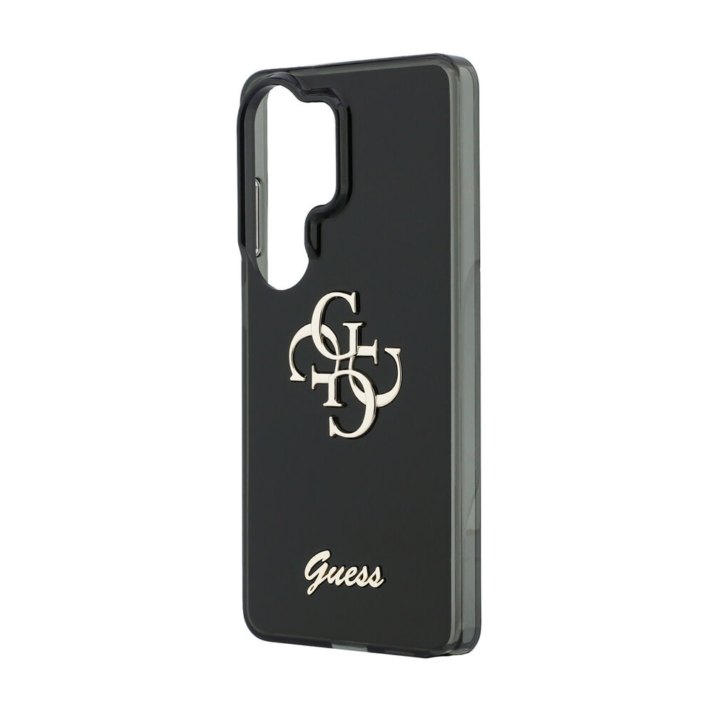 Guess Guess Galaxy S26 Ultra Back-Cover hul - MagSafe - 4G Script Metal Logo - Black Edge - Schwarz Guess Guess Galaxy S26 Ultra Back-Cover hul - MagSafe - 4G Script Metal Logo - Black Edge - Schwarz