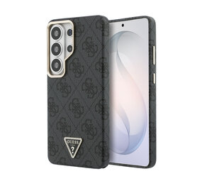 Guess Guess Galaxy S26 Ultra Back-Cover hul - MagSafe - 4G Script Metal Logo - Gold Edge - Schwarz Guess Guess Galaxy S26 Ultra Back-Cover hul - MagSafe - 4G Script Metal Logo - Gold Edge - Schwarz