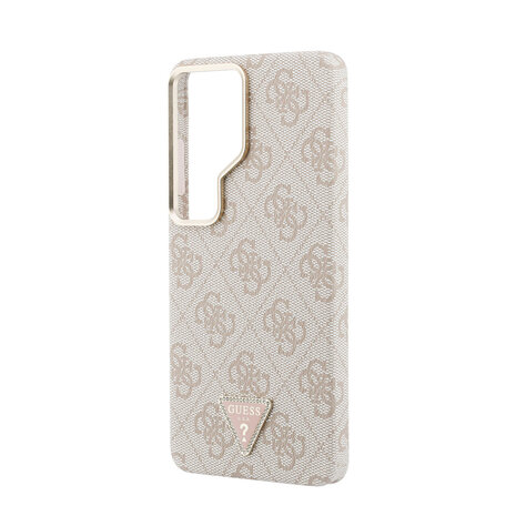 Guess Guess Galaxy S26 Ultra Back cover case - MagSafe - 4G Script Metal Logo - Gold Edge - Pink Guess Guess Galaxy S26 Ultra Back cover case - MagSafe - 4G Script Metal Logo - Gold Edge - Pink