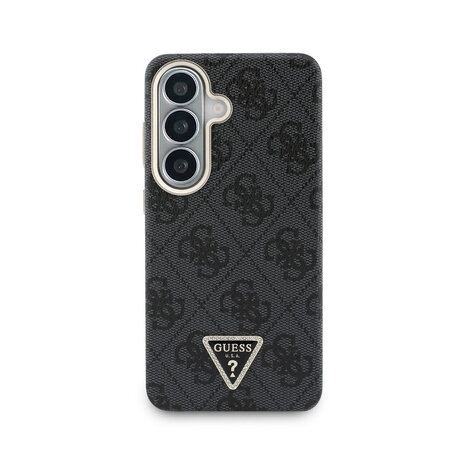 Guess Guess Galaxy S26 Back-Cover hul - MagSafe - 4G Script Metal Logo - Gold Edge - Schwarz Guess Guess Galaxy S26 Back-Cover hul - MagSafe - 4G Script Metal Logo - Gold Edge - Schwarz