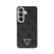 Guess Guess Galaxy S26 Backcover hoesje - MagSafe - 4G Script Metal Logo - Gold Edge - Zwart