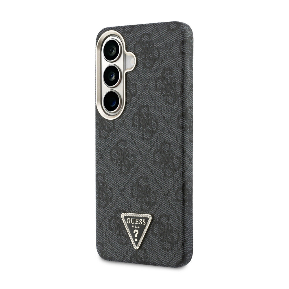 Guess Guess Galaxy S26 Back cover coque - MagSafe - 4G Script Metal Logo - Gold Edge - Noir Guess Guess Galaxy S26 Back cover coque - MagSafe - 4G Script Metal Logo - Gold Edge - Noir
