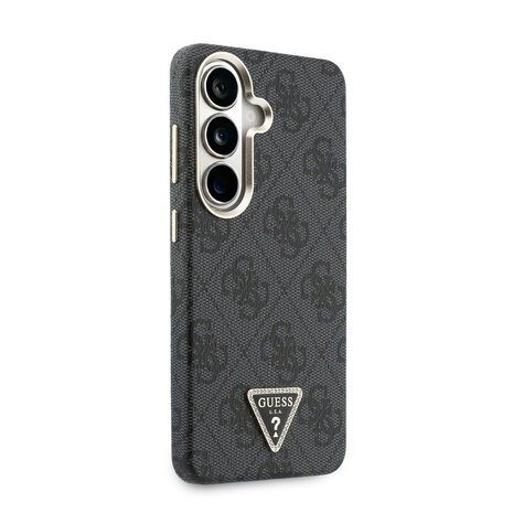 Guess Guess Galaxy S26 Back-Cover hul - MagSafe - 4G Script Metal Logo - Gold Edge - Schwarz Guess Guess Galaxy S26 Back-Cover hul - MagSafe - 4G Script Metal Logo - Gold Edge - Schwarz