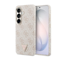 Guess Guess Galaxy S26 Back-Cover hul - MagSafe - 4G Script Metal Logo - Gold Edge - Rosa Guess Guess Galaxy S26 Back-Cover hul - MagSafe - 4G Script Metal Logo - Gold Edge - Rosa
