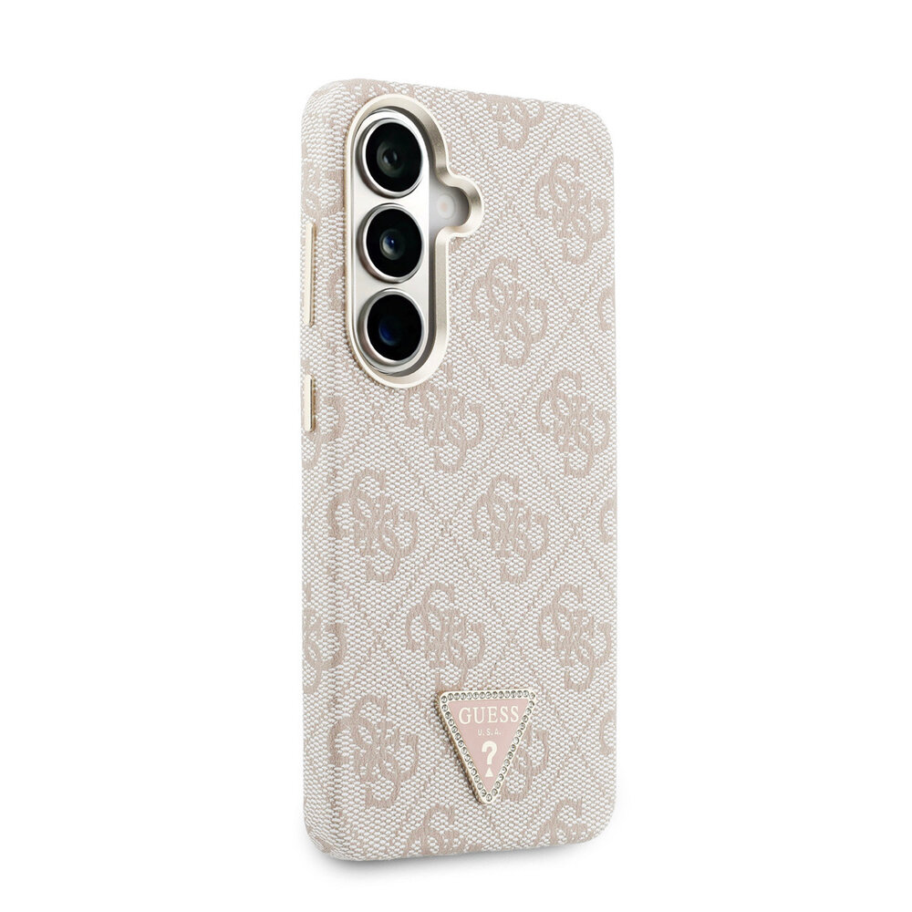 Guess Guess Galaxy S26 Back cover coque - MagSafe - 4G Script Metal Logo - Gold Edge - Rose Guess Guess Galaxy S26 Back cover coque - MagSafe - 4G Script Metal Logo - Gold Edge - Rose