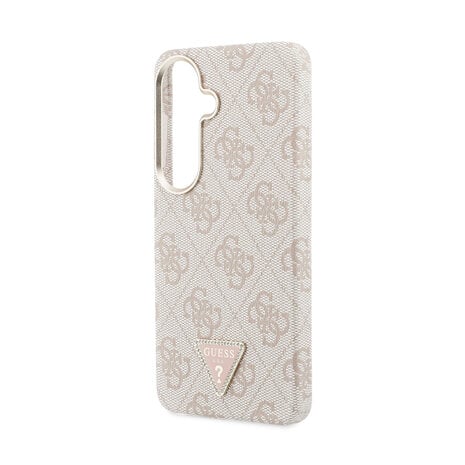 Guess Guess Galaxy S26 Back cover case - MagSafe - 4G Script Metal Logo - Gold Edge - Pink Guess Guess Galaxy S26 Back cover case - MagSafe - 4G Script Metal Logo - Gold Edge - Pink