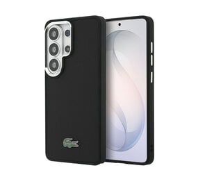 Lacoste Lacoste Galaxy S26 Ultra Backcover hoesje - MagSafe - Metal Edges - Iconic Petit Pique Logo - Zwart Lacoste Lacoste Galaxy S26 Ultra Backcover hoesje - MagSafe - Metal Edges - Iconic Petit Pique Logo - Zwart
