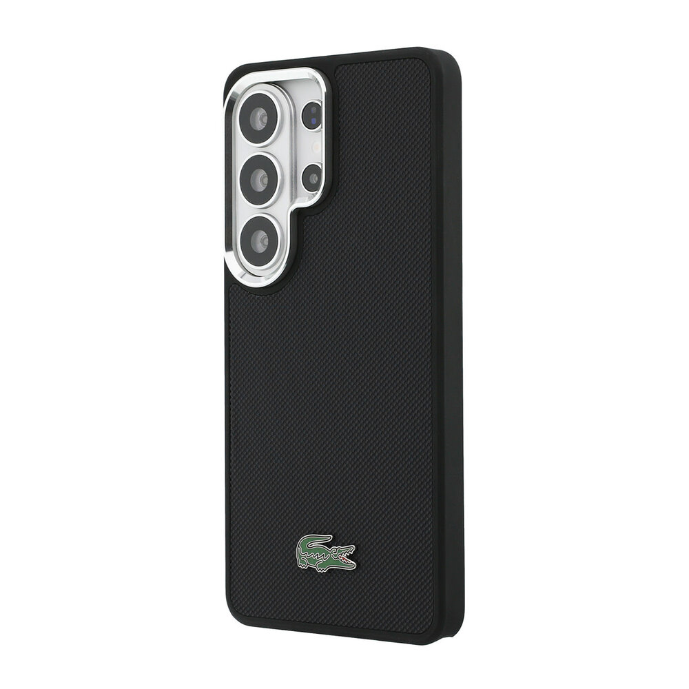 Lacoste Lacoste Galaxy S26 Ultra Back cover case - MagSafe - Metal Edges - Iconic Petit Pique Logo - Black Lacoste Lacoste Galaxy S26 Ultra Back cover case - MagSafe - Metal Edges - Iconic Petit Pique Logo - Black