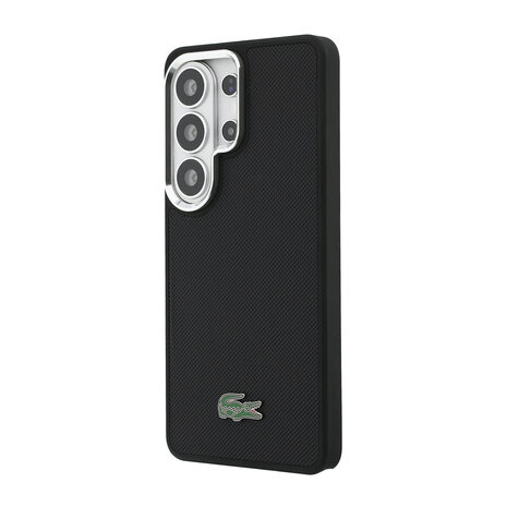 Lacoste Lacoste Galaxy S26 Ultra Backcover hoesje - MagSafe - Metal Edges - Iconic Petit Pique Logo - Zwart Lacoste Lacoste Galaxy S26 Ultra Backcover hoesje - MagSafe - Metal Edges - Iconic Petit Pique Logo - Zwart
