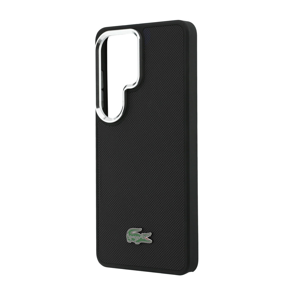Lacoste Lacoste Galaxy S26 Ultra Back cover case - MagSafe - Metal Edges - Iconic Petit Pique Logo - Black Lacoste Lacoste Galaxy S26 Ultra Back cover case - MagSafe - Metal Edges - Iconic Petit Pique Logo - Black