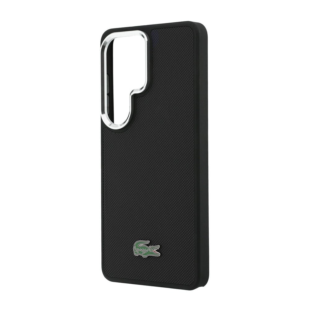 Lacoste Lacoste Galaxy S26 Ultra Back-Cover hul - MagSafe - Metal Edges - Iconic Petit Pique Logo - Schwarz Lacoste Lacoste Galaxy S26 Ultra Back-Cover hul - MagSafe - Metal Edges - Iconic Petit Pique Logo - Schwarz