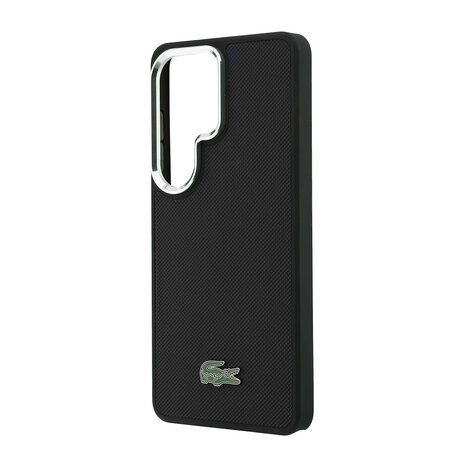 Lacoste Lacoste Galaxy S26 Ultra Backcover hoesje - MagSafe - Metal Edges - Iconic Petit Pique Logo - Zwart Lacoste Lacoste Galaxy S26 Ultra Backcover hoesje - MagSafe - Metal Edges - Iconic Petit Pique Logo - Zwart
