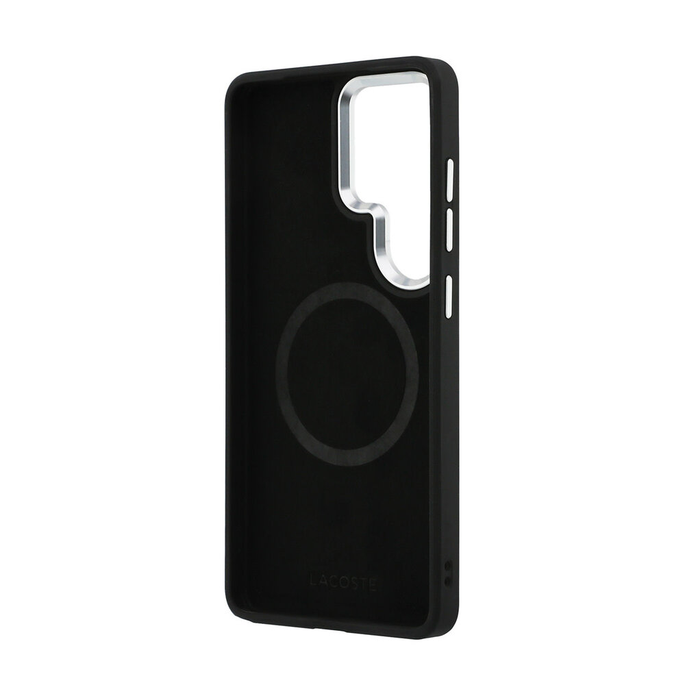 Lacoste Lacoste Galaxy S26 Ultra Back cover coque - MagSafe - Metal Edges - Iconic Petit Pique Logo - Noir Lacoste Lacoste Galaxy S26 Ultra Back cover coque - MagSafe - Metal Edges - Iconic Petit Pique Logo - Noir