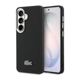 Lacoste Lacoste Galaxy S26 Back-Cover hul - MagSafe - Metal Edges - Iconic Petit Pique Logo - Schwarz