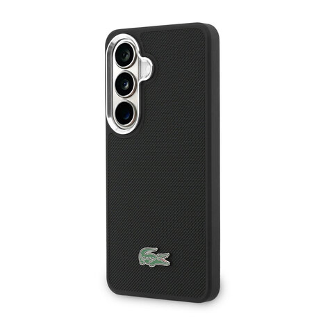 Lacoste Lacoste Galaxy S26 Back cover coque - MagSafe - Metal Edges - Iconic Petit Pique Logo - Noir Lacoste Lacoste Galaxy S26 Back cover coque - MagSafe - Metal Edges - Iconic Petit Pique Logo - Noir
