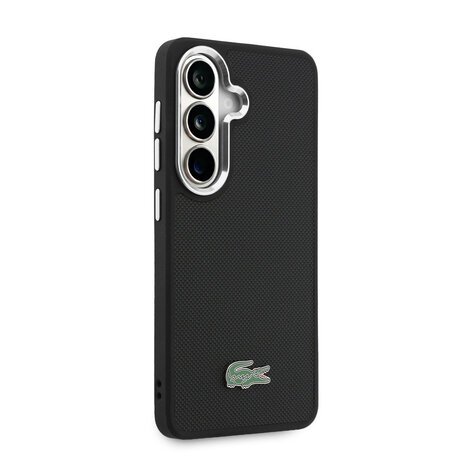 Lacoste Lacoste Galaxy S26 Back cover coque - MagSafe - Metal Edges - Iconic Petit Pique Logo - Noir Lacoste Lacoste Galaxy S26 Back cover coque - MagSafe - Metal Edges - Iconic Petit Pique Logo - Noir