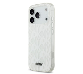 DKNY DKNY iPhone 17 Pro Back cover coque - Grid Pattern - Double Layer - Blanc DKNY DKNY iPhone 17 Pro Back cover coque - Grid Pattern - Double Layer - Blanc