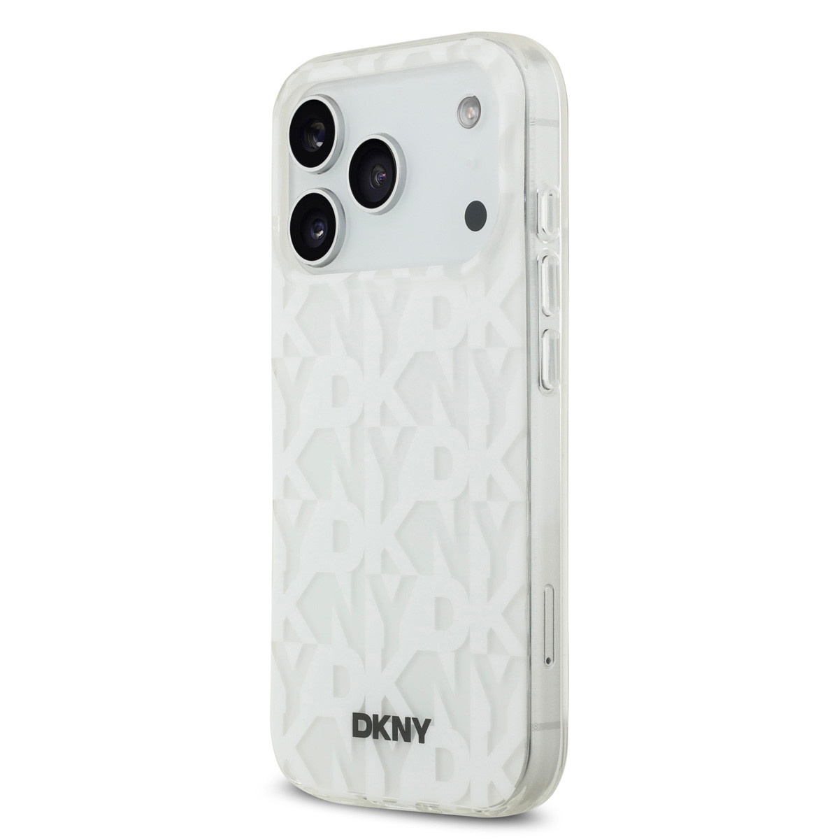 DKNY DKNY iPhone 17 Pro Backcover hoesje - Grid Pattern - Double Layer - Wit, foto 2 van 6