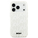 DKNY DKNY iPhone 17 Pro Backcover hoesje - Grid Pattern - Double Layer - Wit DKNY DKNY iPhone 17 Pro Backcover hoesje - Grid Pattern - Double Layer - Wit