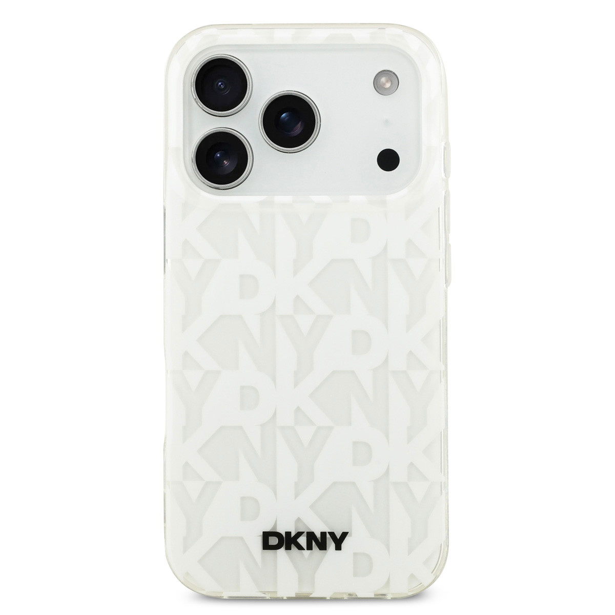 DKNY DKNY iPhone 17 Pro Backcover hoesje - Grid Pattern - Double Layer - Wit, foto 3 van 6