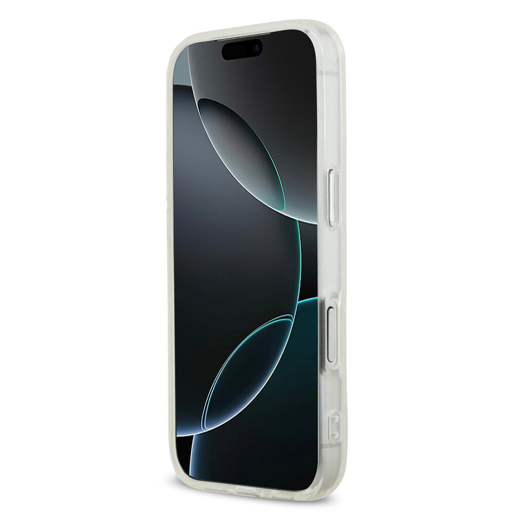 DKNY DKNY iPhone 17 Pro Back cover coque - Grid Pattern - Double Layer - Blanc DKNY DKNY iPhone 17 Pro Back cover coque - Grid Pattern - Double Layer - Blanc