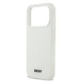 DKNY DKNY iPhone 17 Pro/iPhone 18 Pro Handyhülle Gittermuster Zweilagig - Weiß