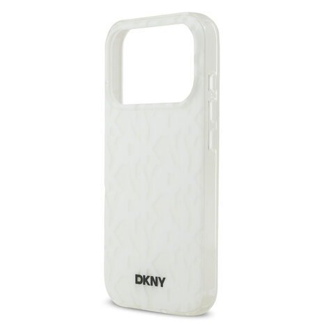 DKNY DKNY iPhone 17 Pro Back cover case - Grid Pattern - Double Layer - White