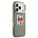 DKNY DKNY iPhone 17 Pro Back cover coque - Printed Heart Logo - Noir translucide DKNY DKNY iPhone 17 Pro Back cover coque - Printed Heart Logo - Noir translucide