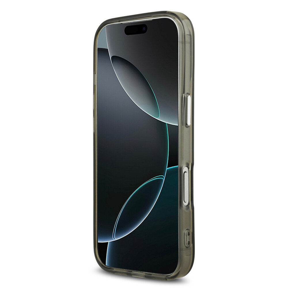 DKNY DKNY iPhone 17 Pro Back cover coque - Printed Heart Logo - Noir translucide DKNY DKNY iPhone 17 Pro Back cover coque - Printed Heart Logo - Noir translucide