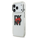 DKNY DKNY iPhone 17 Pro Back cover case - Printed Heart Logo - Translucent Black