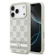 DKNY DKNY iPhone 17 Pro Back cover coque - Checkered Pattern With Printed Stripes - Beige DKNY DKNY iPhone 17 Pro Back cover coque - Checkered Pattern With Printed Stripes - Beige