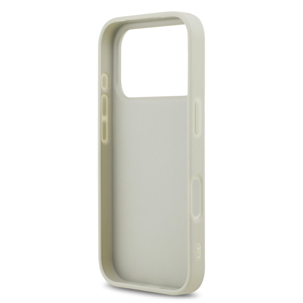 DKNY DKNY iPhone 17 Pro Back cover case - Checkered Pattern With Printed Stripes - Beige DKNY DKNY iPhone 17 Pro Back cover case - Checkered Pattern With Printed Stripes - Beige