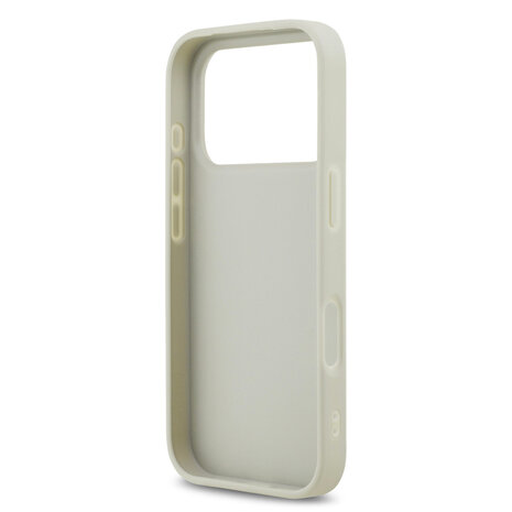 DKNY DKNY iPhone 17 Pro Back cover coque - Checkered Pattern With Printed Stripes - Beige DKNY DKNY iPhone 17 Pro Back cover coque - Checkered Pattern With Printed Stripes - Beige