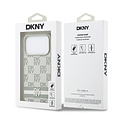 DKNY DKNY iPhone 17 Pro/iPhone 18 Pro Handyhülle Karomuster mit gedruckten Streifen - Beige