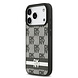 DKNY DKNY iPhone 17 Pro Back cover case - Checkered Pattern With Printed Stripes - Black DKNY DKNY iPhone 17 Pro Back cover case - Checkered Pattern With Printed Stripes - Black