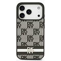 DKNY DKNY iPhone 17 Pro/iPhone 18 Pro Handyhülle Karomuster mit gedruckten Streifen - Schwarz