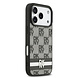 DKNY DKNY iPhone 17 Pro Back cover coque - Checkered Pattern With Printed Stripes - Noir DKNY DKNY iPhone 17 Pro Back cover coque - Checkered Pattern With Printed Stripes - Noir