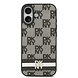 DKNY DKNY iPhone 17 Back cover case - Checkered Pattern With Printed Stripes - Black DKNY DKNY iPhone 17 Back cover case - Checkered Pattern With Printed Stripes - Black