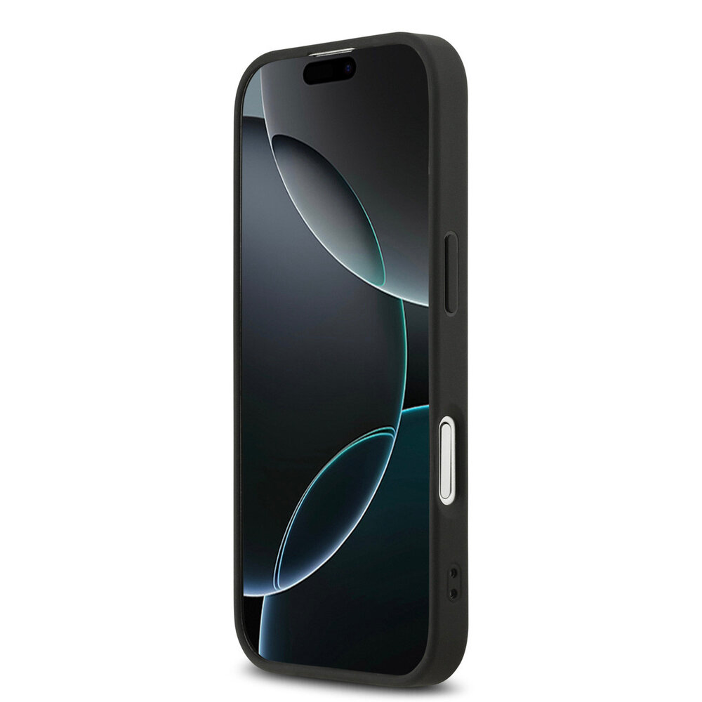 DKNY DKNY iPhone 17 Back cover coque - Checkered Pattern With Printed Stripes - Noir DKNY DKNY iPhone 17 Back cover coque - Checkered Pattern With Printed Stripes - Noir