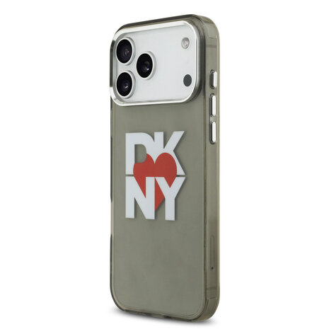 DKNY DKNY iPhone 17 Pro Max Back-Cover hul - Printed Heart Logo - Durchscheinend Schwarz DKNY DKNY iPhone 17 Pro Max Back-Cover hul - Printed Heart Logo - Durchscheinend Schwarz