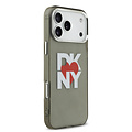 DKNY DKNY iPhone 17 Pro Max/iPhone 18 Pro Max Handyhülle Gedrucktes Herzlogo - Transparentes Schwarz