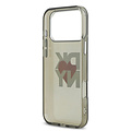 DKNY DKNY iPhone 17 Pro Max/iPhone 18 Pro Max Backcoverhoesje Gedrukt hartlogo - Transparant zwart