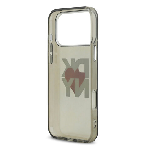 DKNY DKNY iPhone 17 Pro Max Back-Cover hul - Printed Heart Logo - Durchscheinend Schwarz DKNY DKNY iPhone 17 Pro Max Back-Cover hul - Printed Heart Logo - Durchscheinend Schwarz