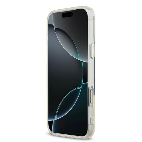DKNY DKNY iPhone 17 Pro Max/iPhone 18 Pro Max Handyhülle Gedrucktes Herzlogo - Transparentes Schwarz