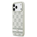 DKNY DKNY iPhone 17 Pro Max Back cover case - Checkered Pattern With Printed Stripes - Beige DKNY DKNY iPhone 17 Pro Max Back cover case - Checkered Pattern With Printed Stripes - Beige