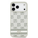 DKNY DKNY iPhone 17 Pro Max Back cover coque - Checkered Pattern With Printed Stripes - Beige DKNY DKNY iPhone 17 Pro Max Back cover coque - Checkered Pattern With Printed Stripes - Beige