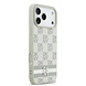 DKNY DKNY iPhone 17 Pro Max Back-Cover hul - Checkered Pattern With Printed Stripes - Beige DKNY DKNY iPhone 17 Pro Max Back-Cover hul - Checkered Pattern With Printed Stripes - Beige